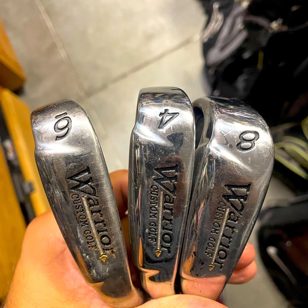 Golf clubs Warrior golf 3 pc iron set in right Handed